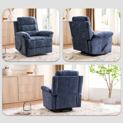 Nursery Recliner Chair with Hypoallergenic Polyester Fiber for Living Room