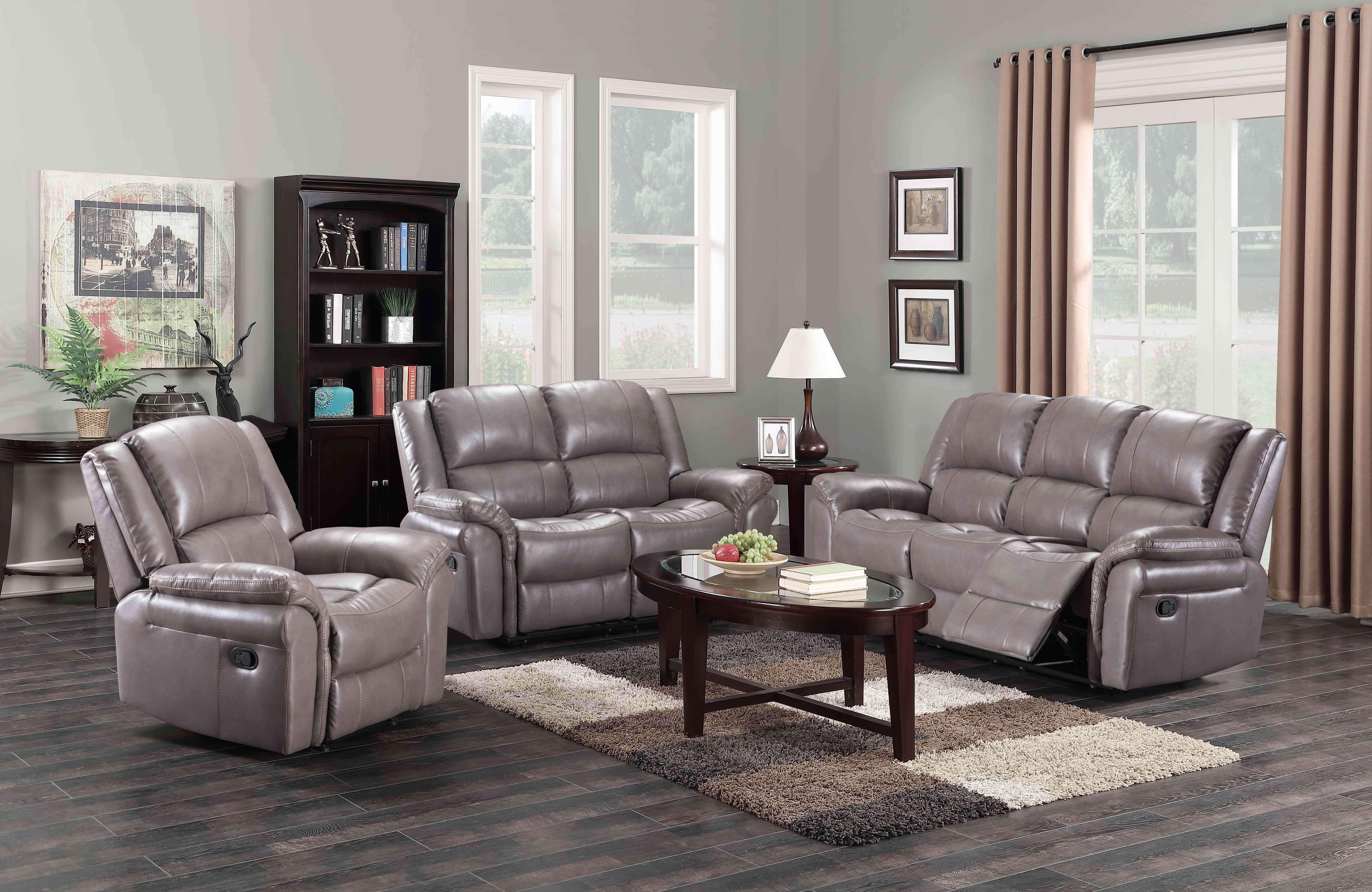 Air Leather Recliner Sofa