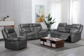Manual Reclining Sectional with Integrated Bluetooth Speaker