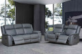 Manual Reclining Sectional with Integrated Bluetooth Speaker