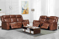 Manual Reclining Sectional with Integrated Bluetooth Speaker