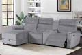Electric Modular Recliner Sofa with Chaise Lounge and Storage