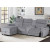 Electric Modular Recliner Sofa with Chaise Lounge and Storage