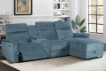 Electric Modular Recliner Sofa with Chaise Lounge and Storage