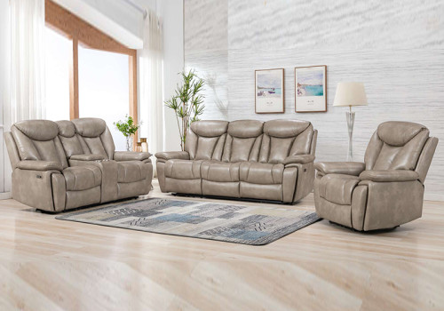 Manual Recliner Sofa Set for Living Room