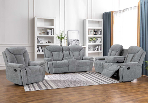 Manual Recliner Sofa Set for Living Room