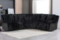 Power Sectional Recliner Sofa with Bluetooth Speaker