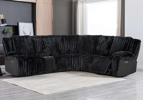 Power Sectional Recliner Sofa with Bluetooth Speaker