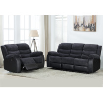 Manual Recliner Sofa For Living Room With Drop Down Table