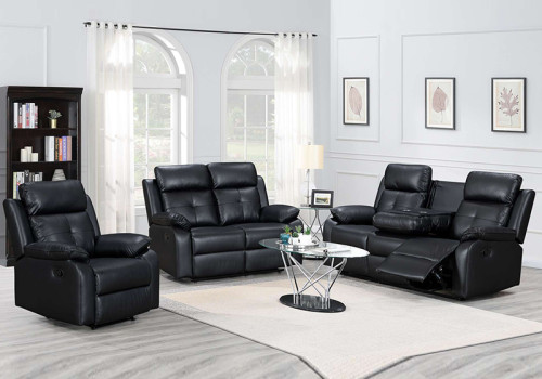 Manual  Recliner Sofa 3+2+1 with Drop down table
