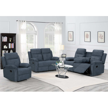 Manual  Recliner Sofa 3+2+1 with Drop down table