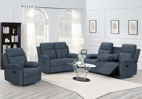 Manual  Recliner Sofa 3+2+1 with Drop down table