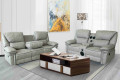 Comfortable manual recliner sofa set with Bluetooth speakers