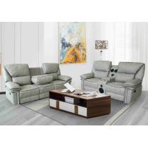 Comfortable manual recliner sofa set with Bluetooth speakers