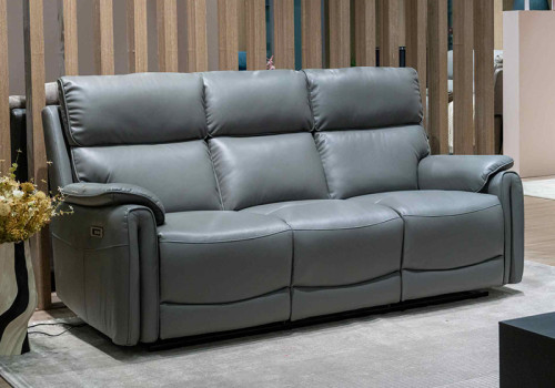 3-Seater Recliner Sofa with USB & Type-C Ports
