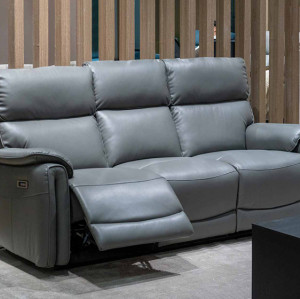 3-Seater Recliner Sofa with USB & Type-C Ports