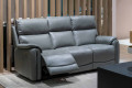3-Seater Recliner Sofa with USB & Type-C Ports