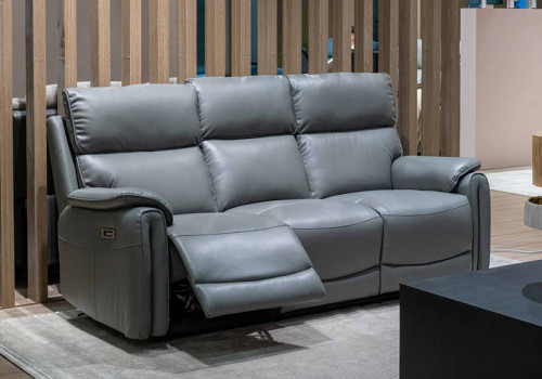 3-Seater Recliner Sofa with USB & Type-C Ports