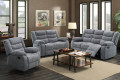 Comfortable Fabric Recliner Sofa Set For Living Room