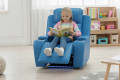 Breathable Air Leather Kid Recliner with Durable Sponge  for Living Room