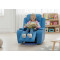 Breathable Air Leather Kid Recliner with Durable Sponge  for Living Room