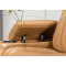 Genuine Leather Nursery Recliner Chair with Electric Headrest for Bedroom