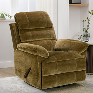 Nursery Recliner Chair with Hypoallergenic Polyester Fiber for Living Room