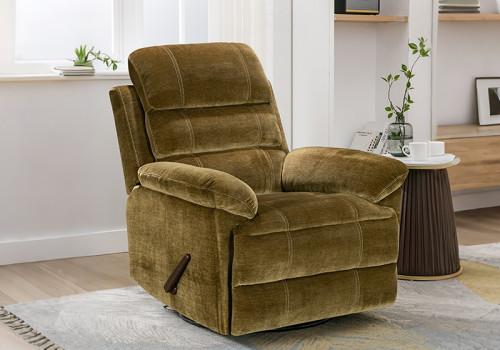 Nursery Recliner Chair with Hypoallergenic Polyester Fiber for Living Room