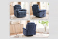 Nursery Recliner Chair with Hypoallergenic Polyester Fiber for Living Room