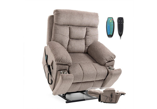 Comfortable Seating Lay Flat Power Lift Recliner, Medical Lift Riser with Massage