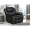 Air Leather Manual Motion Recliner Chair for Sale With Massage and Heating