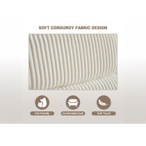 Fabric Recliner Chair with High Resilience Sponge Breathable for Nursery Room