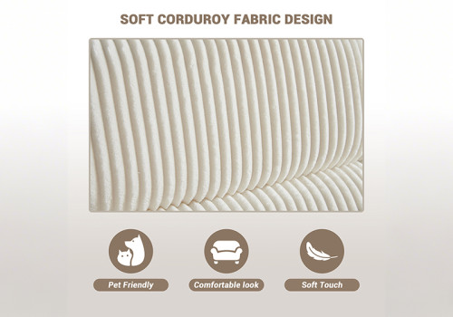 Fabric Recliner Chair with High Resilience Sponge Breathable for Nursery Room