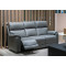 Real Leather Recliner Sofa with Energy Efficient Motor for Apartment Living