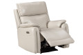 Real Leather Recliner Sofa with Energy Efficient Motor for Apartment Living