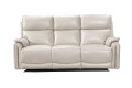 Real Leather Recliner Sofa with Energy Efficient Motor for Apartment Living