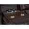 Genuine Leather Power Reclining Sofas with Bluetooth Speaker and Cup Holder