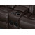 Genuine Leather Power Reclining Sofas with Bluetooth Speaker and Cup Holder