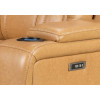 Luxury Genuine Leather Power Recliner Sofa with Silent Motor