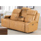 Luxury Genuine Leather Power Recliner Sofa with Silent Motor