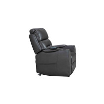Electric Lift Chair with 8-point Massage Function and Storage Armrests
