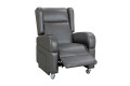 Push-back Reclining Chair with Four Swivel Locks