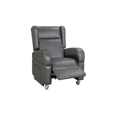 Push-back Reclining Chair with Four Swivel Locks