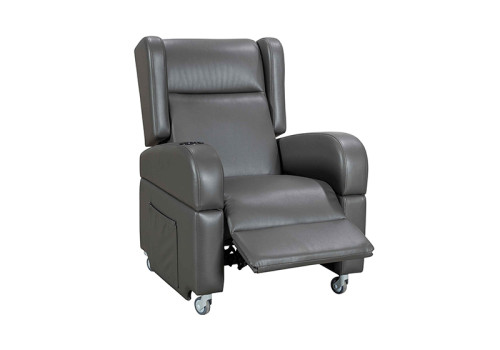Push-back Reclining Chair with Four Swivel Locks
