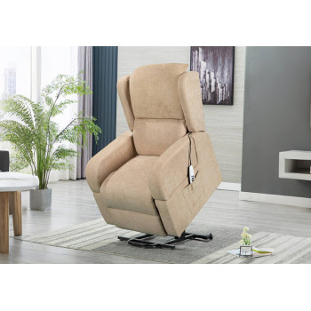 Comfortable Medical Seating Lay Flat Power Lift Recliner