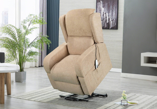 Comfortable Medical Seating Lay Flat Power Lift Recliner