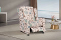 Soft Reclining Chair with Comfortable Floral Fabric