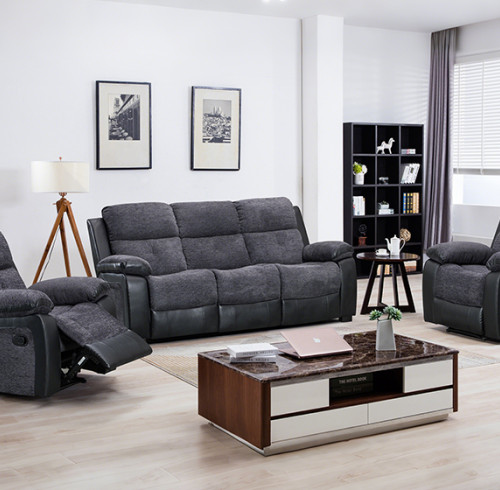 Manual Recliner Sofa Set for Living Room Accept OEM/ODM