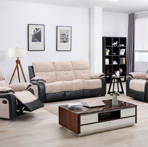 Manual Recliner Sofa Set for Living Room Accept OEM/ODM