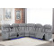 Sectional Recliner Sofa with Bluetooth speakers and Massage and Heating